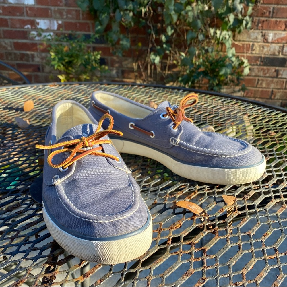 Navy Blue Ralph Lauren Boat Shoes